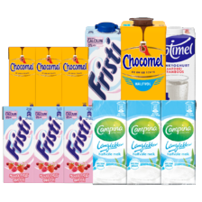 Campina, Chocomel, Fristi of Optimel houdbaar